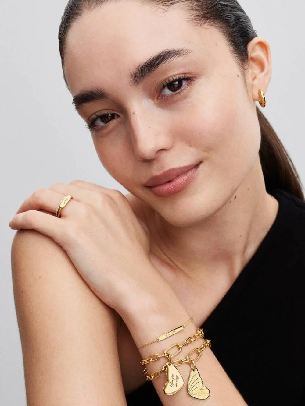Pandora Engravable Bar Chain Bracelet
